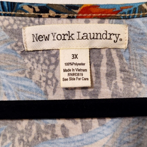 New York Laundry Sleeveless Top - Size 3X - Picture 4 of 4